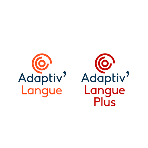 logo adaptiv'langue et adaptiv'langue plus