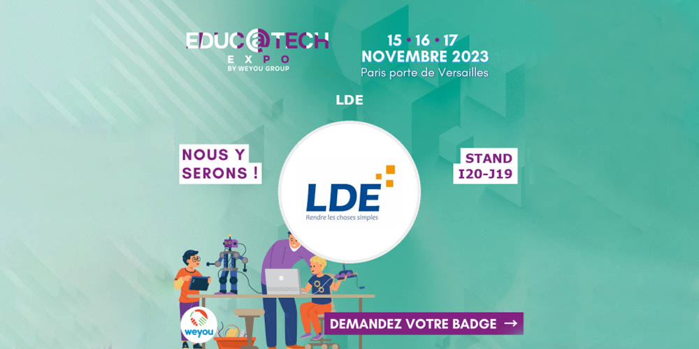 RDV au salon du numérique éducatif : Educ@tech Expo 2023 !