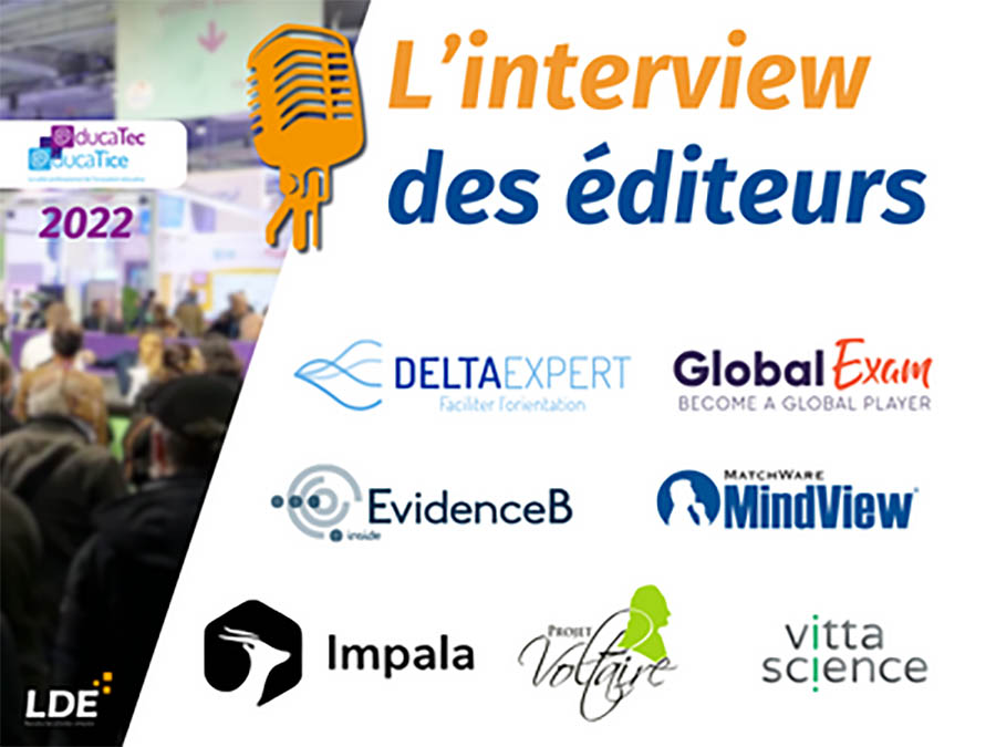 A la rencontre des éditeurs partenaire LDE, à Educatech Expo 2022 !